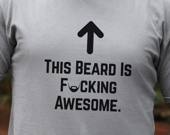 Baardliefhebber unisex tee, grappig gezichtshaar T-shirt, geweldig baard grafisch shirt, hipster baard minnaar cadeau, coole baard T-shirt, baard