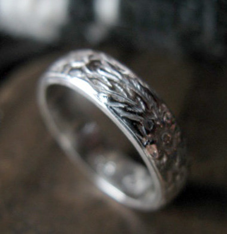 Vintage Sterling Silver Wedding Band 5mm Unique Wedding Band Silver Ring Carved Wedding Ring Hot Rox Vintage Wedding Band Renaissance Ring