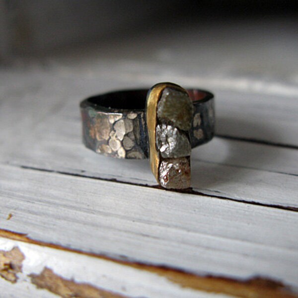 Rough Diamond Ring