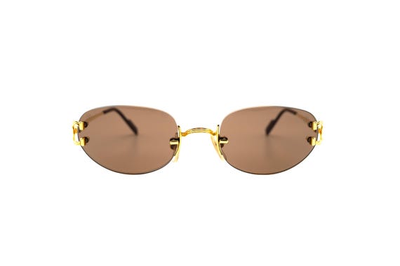 Cartier Portofino 50-18 – Gold 22K Sunglasses