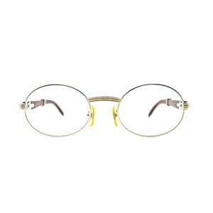 Cartier Giverny 53-22 – Sonnenbrille aus Silber und Holz