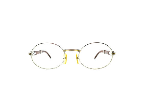 Cartier Giverny 53-22 – Silver & Wood Sunglasse