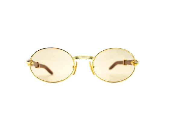 Cartier Giverny 53-22 – Gold 22K & Wood Sunglasse
