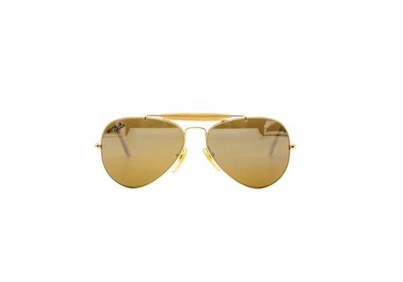 Ray Ban Precious Metals 24k B&L Outdoorsman 58-14 Vintage Sunglasses