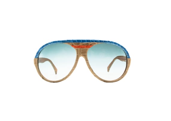 Christian Roth “Own” Genuine Alligator Skin Sunglasses – Limited Collector’s Edition, 1995