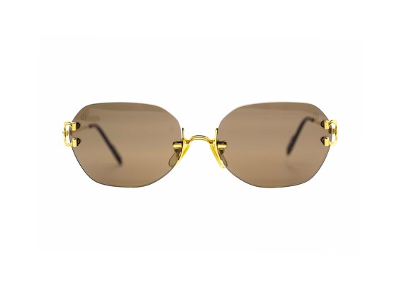 Cartier Chelsea 54-16 – Gold 22K & Wood Sunglasse