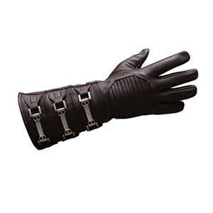 100% Genuine Long Leather Touch Screen Capability Gloves Dark Brown/Unique Gloves For Men and Women - Handmade Gloves - Customize any Size