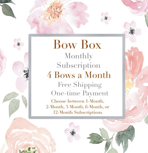 baby girl bow subscription box