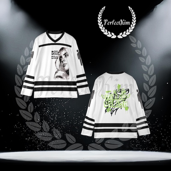 Billie Eilish Tour 2025 Hockey Jersey, Billie Eilish Merch