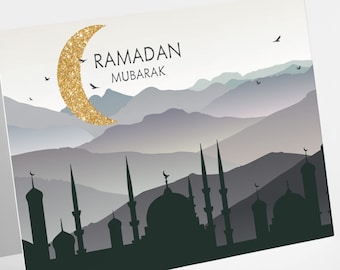 24 Gorgeous Ramadan Mubarak Cards Eid Muslim Islam Holiday Greetings + Envelopes Box Set 6668