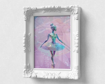 6 Pastel Ballet Dreamscapes 8x10 inch Wall Prints Unframed Posters 8206