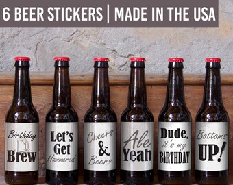 Birthday Beer Stickers Beer Bottle Labels Birthday Party Gift Decoration Basket Bucket For Him Her Gift Ale Yeah BBQ Cookout Drinking 7098 Birthday Beer Stickers Beer Bottle Labels Birthday Party Gift Decoration Basket Bucket For Him Her Gift Ale Yeah BBQ Cookout Drinking 7098