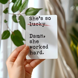 16 tarjetas de afirmación positiva para emprendedores, baraja de tarjetas de mantras inspiradoras para mujeres propietarias de empresas, regalo de citas de positividad para ella