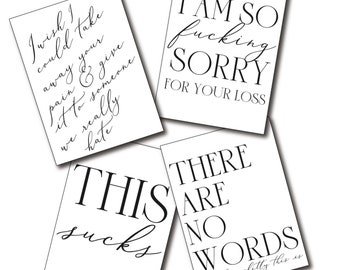 Funny Sympathy Cards Etsy Funny Sympathy Cards Etsy