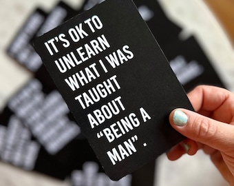 Empowering Affirmation Cards for Men, Giftable Deck of 16 Mantras for Mental Health, Self-Care, Personal Growth, Men’s Emotional Awareness