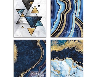 24 Mazel Tov Cards for Jewish Events & Celebrations | Box Set Blank Cards + Envelopes