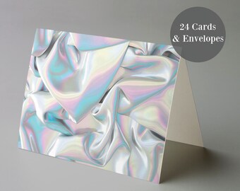 Holographic Silver Greeting Cards Trippy 3D Design 24 High-resolution Cards & Envelopes - Etsy Holographic Silver Greeting Cards Trippy 3D Design 24 High-resolution Cards & Envelopes - Etsy
