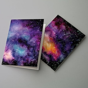 24 Galaxy Print Grußkarten - Blanko Just Because All Occasion Briefpapierbox Set Cosmic Prints 6631