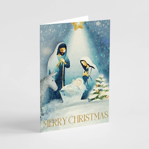 Boxed Christmas Cards Religious Etsy