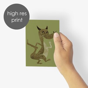 Silly Cartoon Dragon Greeting Cards - 6 Fun Designs - Whimsical Dino Creatures - Boxed Set of 24