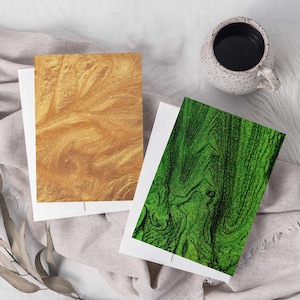 Cartões comemorativos do espectro do arco-íris com 24 pacotes, cartões de notas cósmicos ricos e vibrantes, conjunto de notas de arte abstrata
