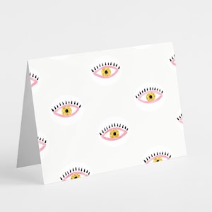 Cartões de felicitações Eye Graphics - Eu vejo você - Cartões de incentivo - Você é visto - Afirmações positivas - Conjunto de 24 caixas