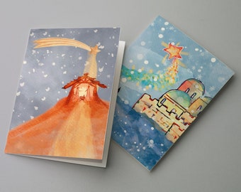 24 traditionelle religiöse Weihnachtskarten + Umschläge RR2 6926