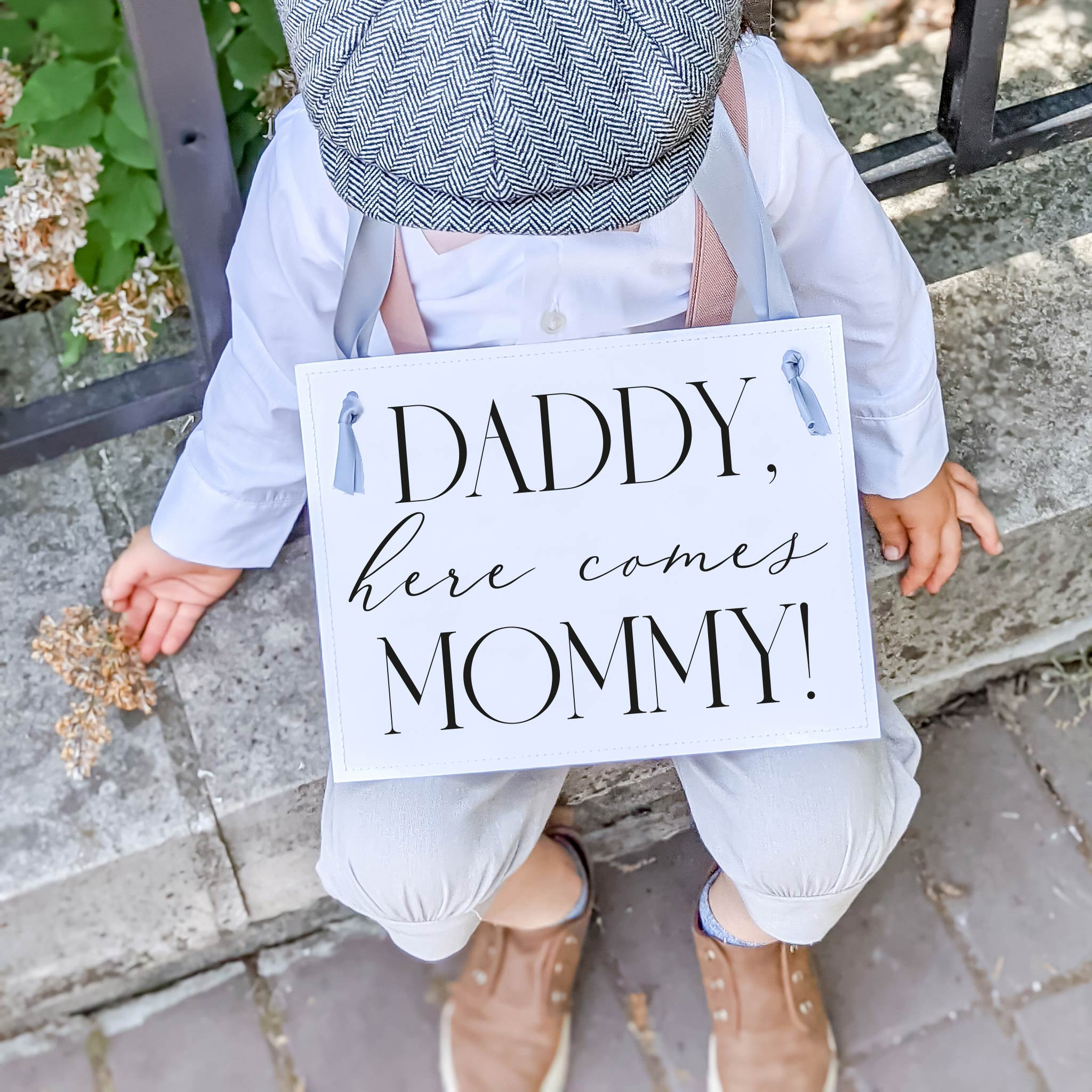 Daddy here comes mommy basket sales