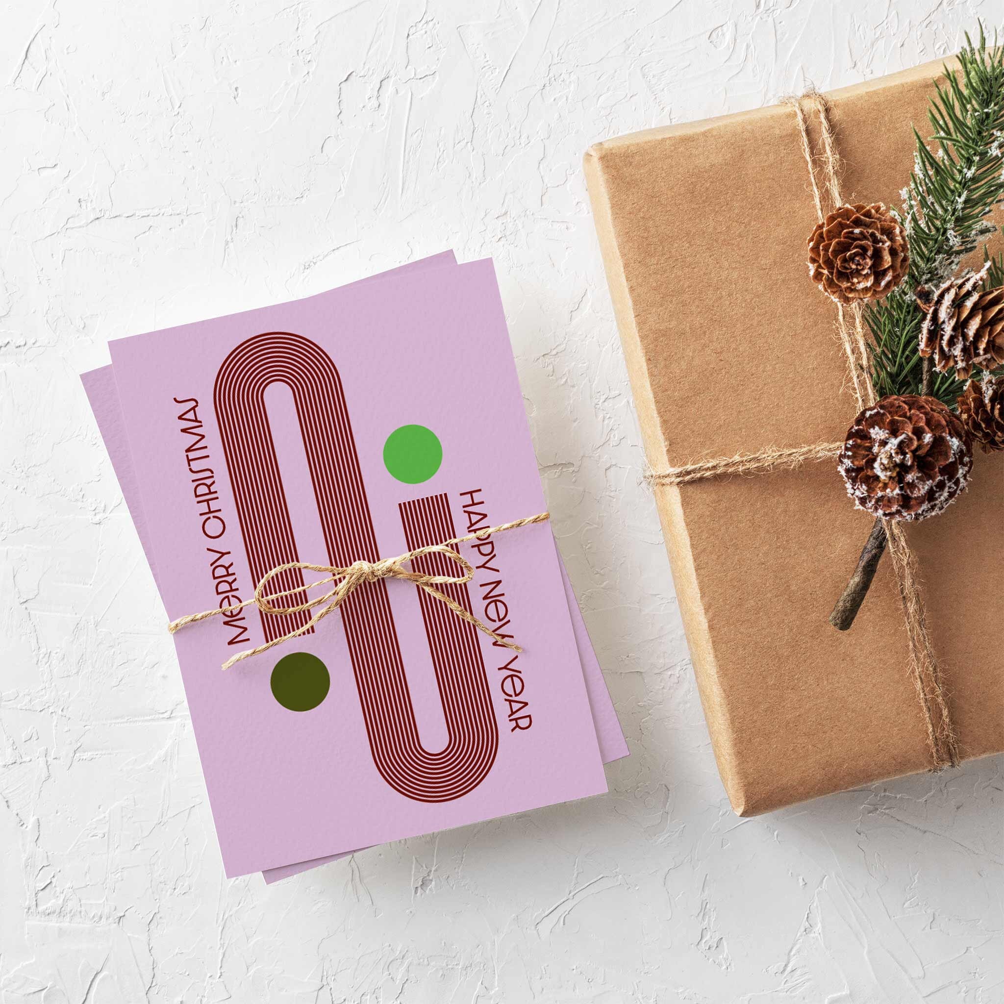 Cartoline D'auguri Di Natale Vintage Personalizzate Per Tag Di Rigalu è Decorazioni Di Vacanze - Foto 10