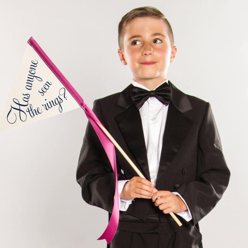 Funny Ring Bearer Wedding Sign Has Anyone Seen The Rings Etsy