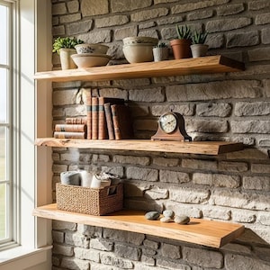 Live edge floating shelves, Live edge shelves, Live edge floating shelf, Handmade farmhouse Shelves, Rustic shelves,Custom Sizes