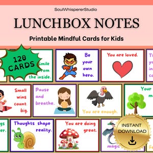 Biglietti da visita per bambini, biglietti con citazioni motivazionali stampabili, affermazioni positive, messaggi incoraggianti e consapevoli, download immediato in PDF