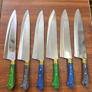 Handmade High Carbon Steel Butcher Knife: 10 Inch Razor Sharp Meat Cutting