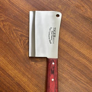 Handmade High Carbon Chef Cleaver: 600g Boneless Butcher Knife