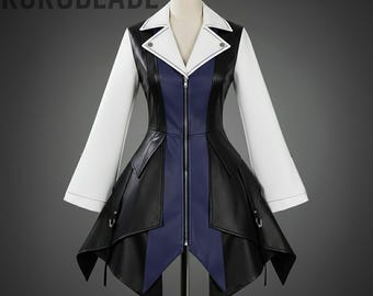 ZZZ Vivian Leather Cosplay Costume | Custom Made Paper Mario Inspired Outfit | Witch Mage Cosplay | Handmade Premium Clothing