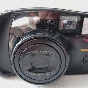 Samsung AF Zoom 1050 35mm Film Camera Point & Shoot 35-105mm |tested