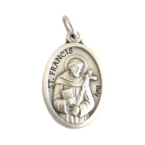 St Francis Medals Catholic Patron Saint Pendant Gifts