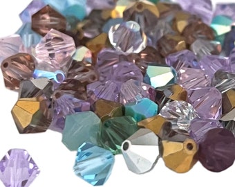 Swarovski Bicone Beads Assorted Mixed Color Crystal 5301 6mm