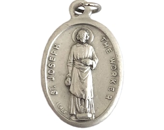 St Joseph Medals Catholic Patron Saint of Fathers, Workers, Unborn Children 1"