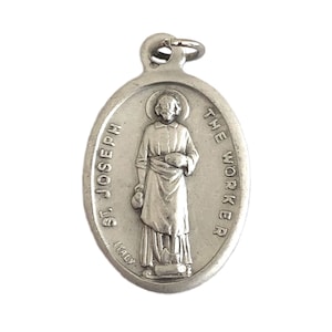 St Joseph Medals Catholic Patron Saint of Fathers, Workers, Unborn Children 1"