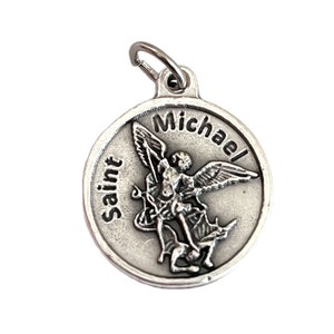 St Michael Police Officer Badge Charm Saint Medal Gifts