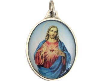 Sacred Heart Jesus Pendant Medals Holy Catholic Gifts