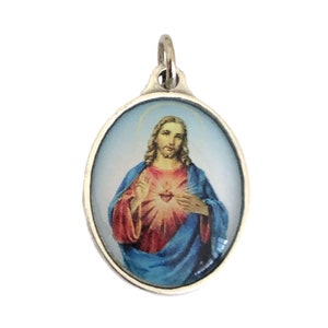 Sacred Heart Jesus Pendant Medals Holy Catholic Gifts