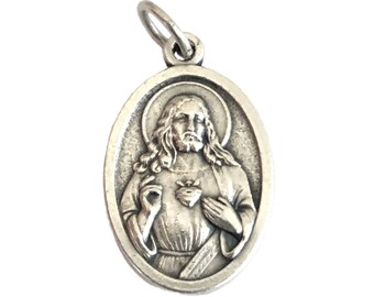 Jesus Sacred Heart Medal Immaculate Catholic Gifts 1"