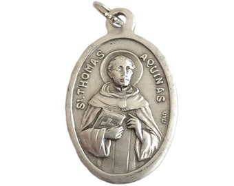 St Thomas Aquinas Medals Catholic Patron Saint of Students 1"