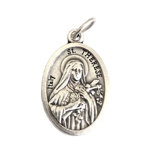St Therese of Lisieux Medal Patron Saint of Florists, Gardeners, Missionary