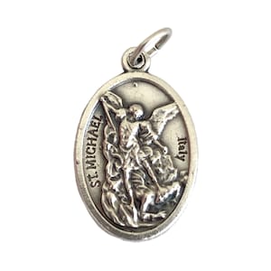 St Michael Archangel Pendant Medals Patron Saint Police Officer Gift