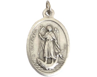 St Raphael Medals Archangel Catholic Patron Saint Pendant 1"