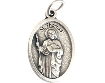 St Thomas the Apostle Medals Catholic Saint Gifts Rosary Parts 1"