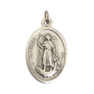 St Raphael Medals Archangel Catholic Patron Saint Pendant 1&quot;